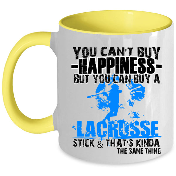 Cool Sport Coffee Mug, You Can Buy A Lacrosse Stick Accent Mug