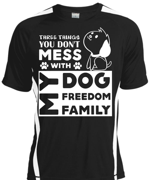 A black t-shirt with the shopify logo