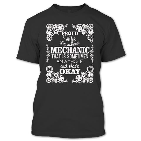 A black t-shirt with the shopify logo