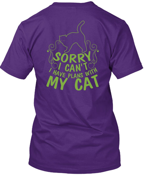 I Have Plans With My Cat T Shirt, I Love Cat T Shirt