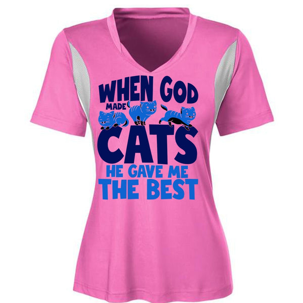 When God Made Cats T Shirt, I Love My Cats T Shirt, Awesome T-Shirts