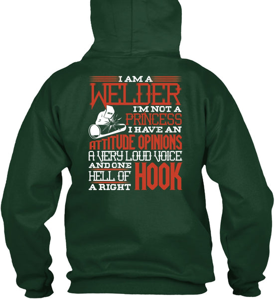 I Am A Welder T Shirt, I'm Not A Princess T Shirt