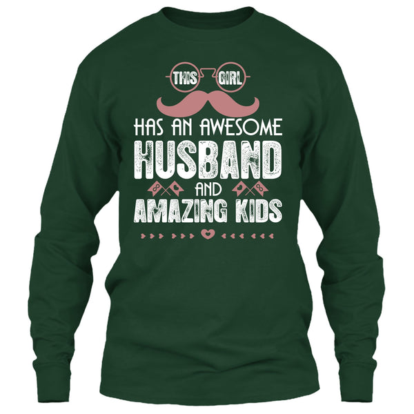 This Girl Has An Awesome Husband T Shirt, Husband T Shirt