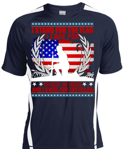 I Stand For The Flag T Shirt, I Kneel For The Fallen T Shirt, Cool Shirt