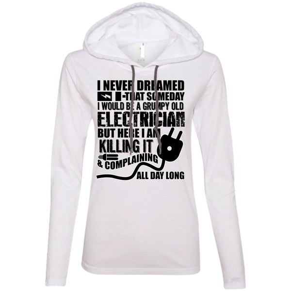 A black t-shirt with the shopify logo