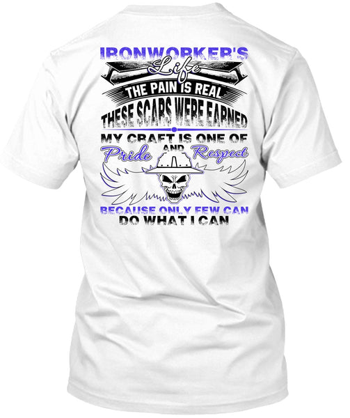 A black t-shirt with the shopify logo