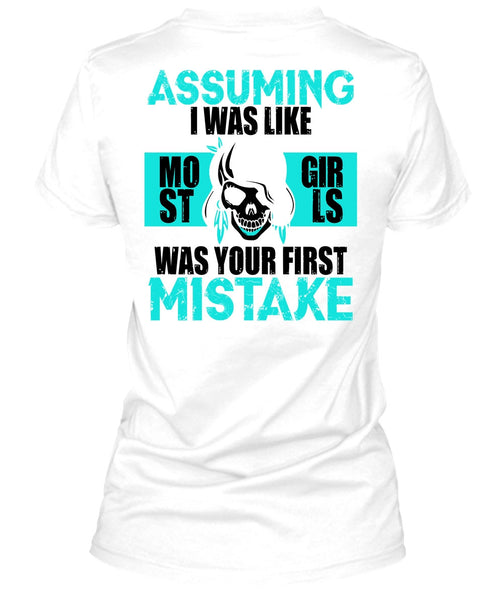 I Was Like Most Girls Was Your First Mistake T Shirt, I Love Biking T Shirt
