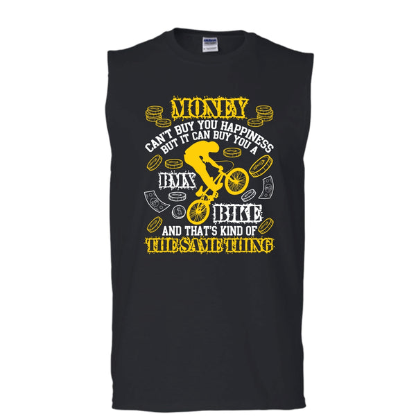 A black t-shirt with the shopify logo