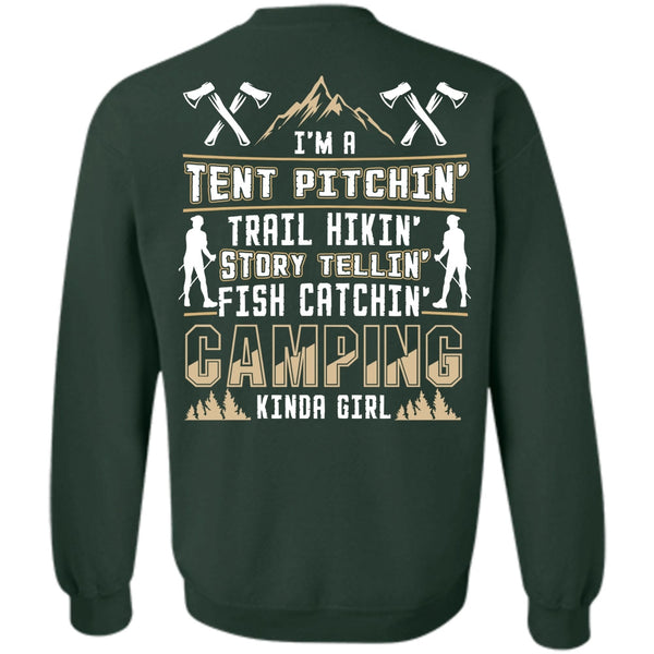 I'm A Tent Pitching T Shirt, I Love Camping Sweatshirt