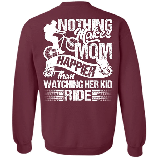 Makes Mom Happier T Shirt, I Love Biking Sweatshirt