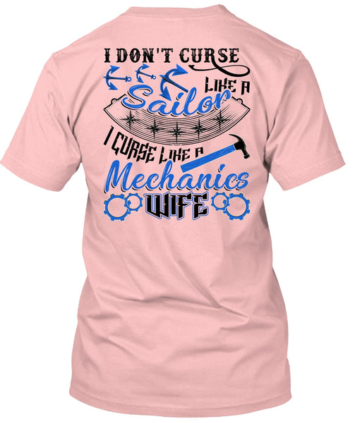 I Don't Curse Like A Sailor T Shirt, I Love Wife T Shirt