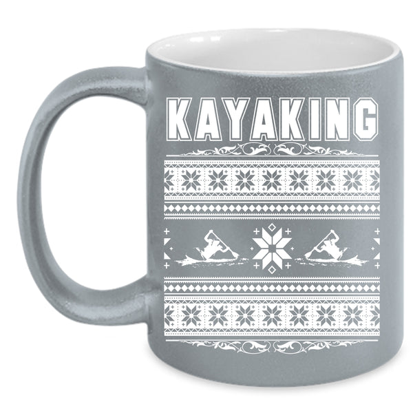 Kayaking Coffee Mug, Make An Ugly Christmas Coffee Cup