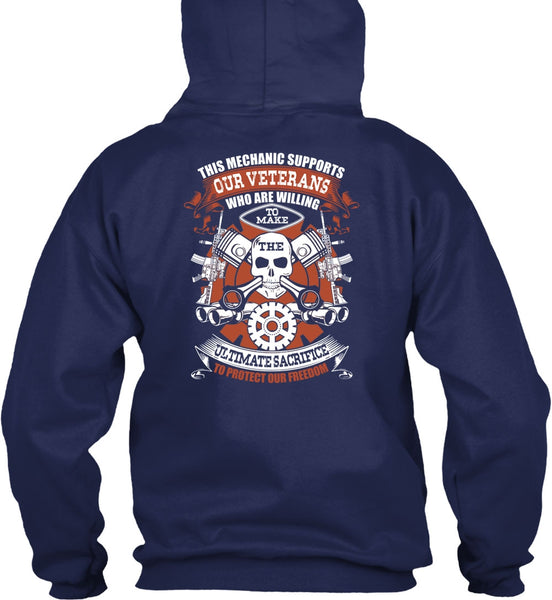 This Mechanic Supports Our Veterans T Shirt, Protect Our Freedom T Shirt