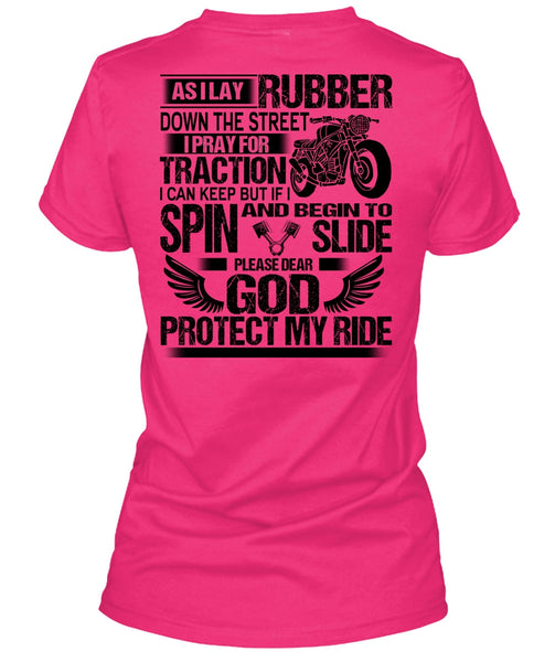God Protect My Ride T Shirt, I Love Biker T Shirt