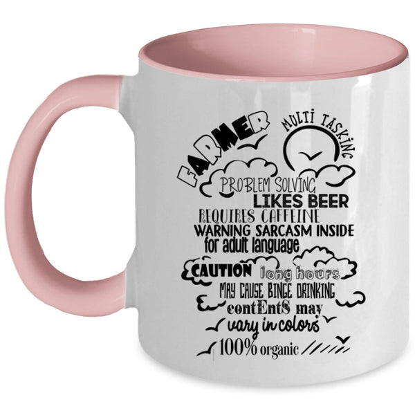 Awesome Farmers Coffee Mug, Farmer Accent Mug