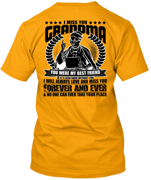I Miss You Grandma T Shirt, I Love Nana T Shirt