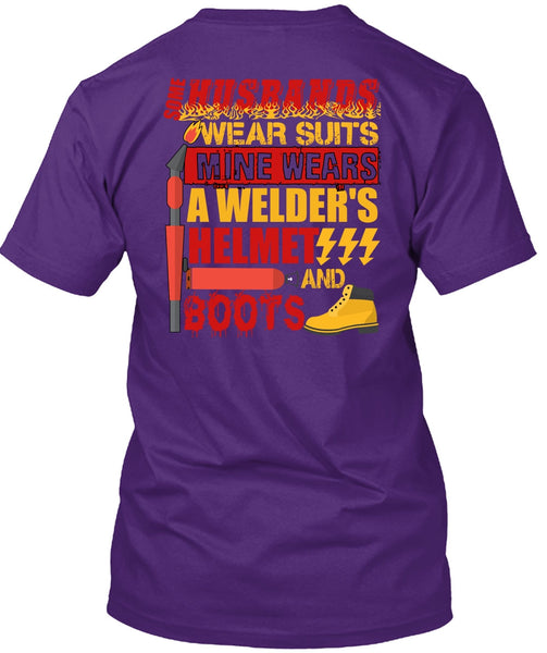 Some Husbands Wear Suits T Shirt, Being A Husband T Shirt