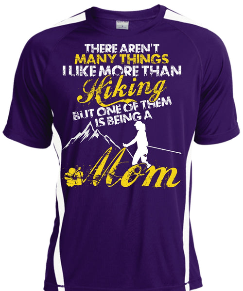 I Like More Than Hiking T Shirt, Being A Mom T Shirt, Cool Shirt
