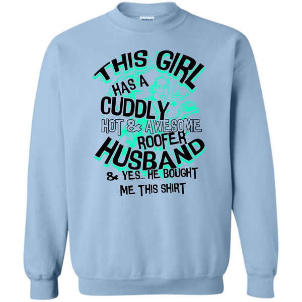 Coolest Roofer T Shirt, Awesome Roofer Husband Sweatshirt