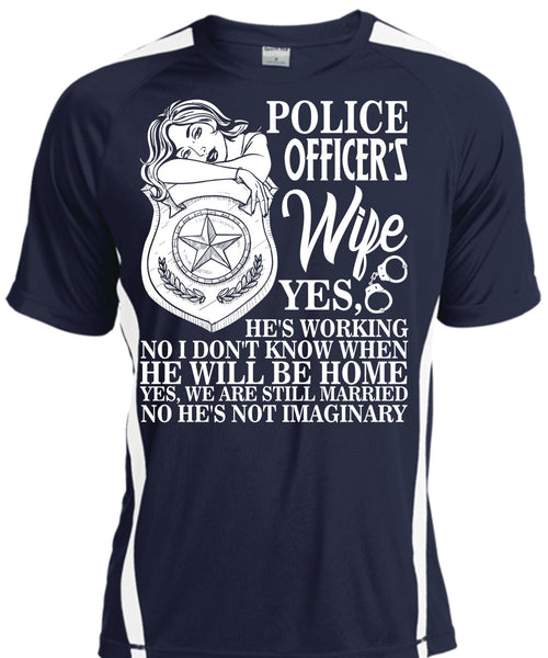 Police Officer's Wife T Shirt, He Will Be Home T Shirt, Cool Shirt