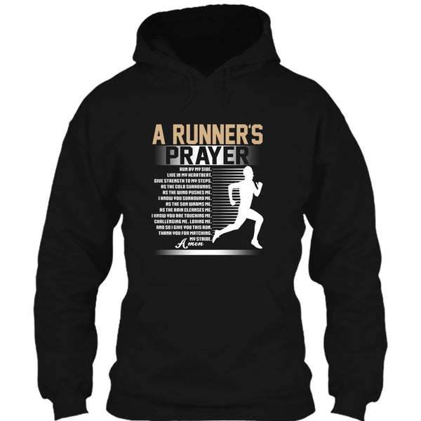 A Runner's Prayer T Shirt, Run By Myside T Shirt