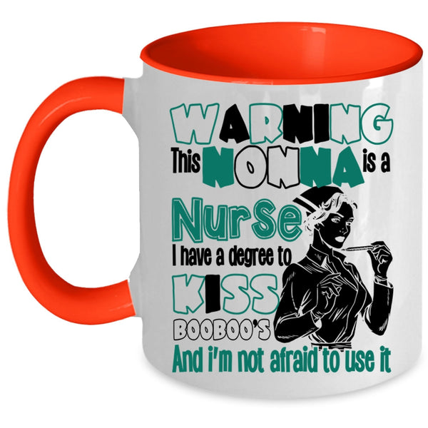 Cute Nurses Coffee Mug, This Nonna Is A Burse Accent Mug