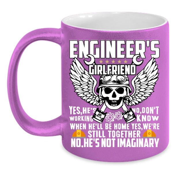 Engineer's Girlfriend Coffee Mug, Pretty Girlfriend Coffee Cup
