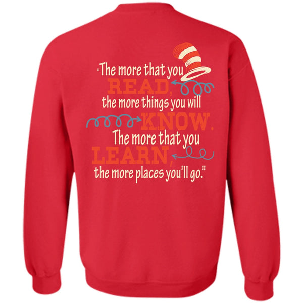 The Cat in the Hat T Shirt, You Will Know T Shirt, Read Across America Day 2018 Sweatshirt