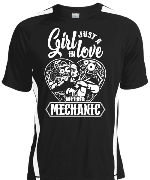 A black t-shirt with the shopify logo