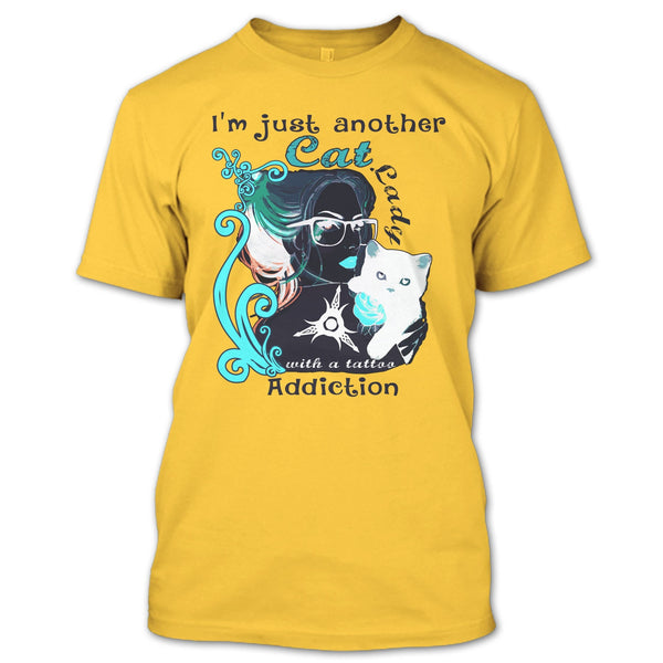 I'm Just Another Cat Lady T Shirt, Coolest Cat Lady T Shirt