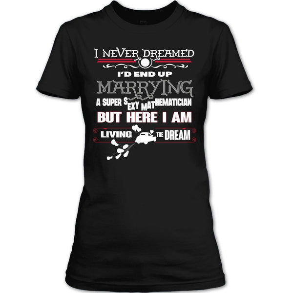 A black t-shirt with the shopify logo