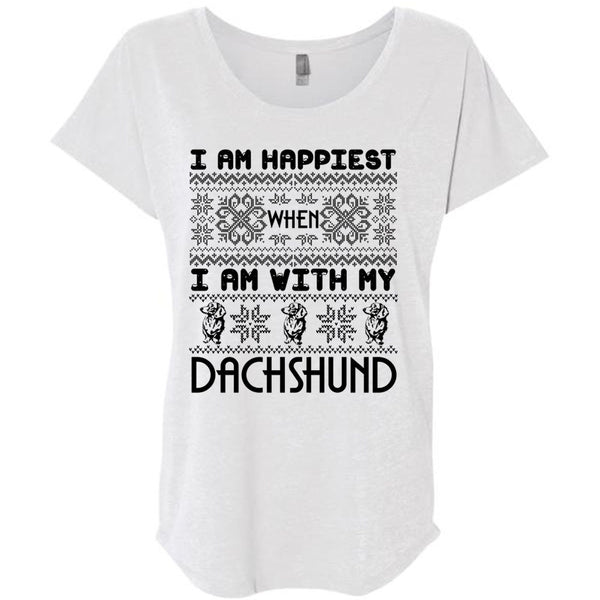 I Am With My Dachshund T Shirt, I Love My Dog T Shirt, Awesome T-Shirts