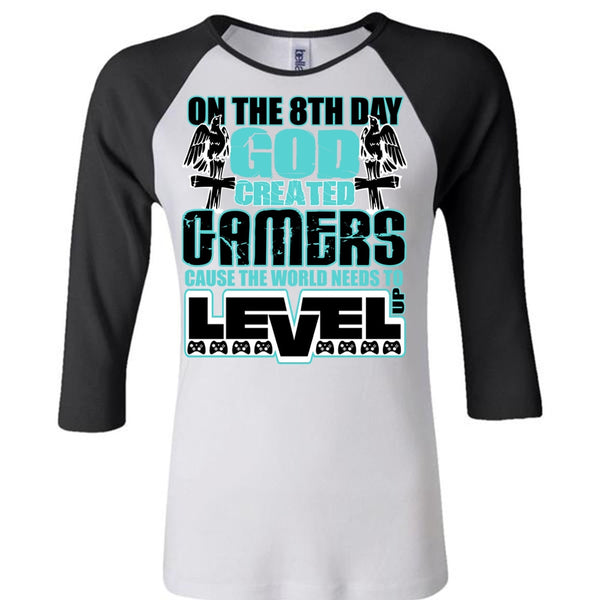 God Created Gamers T Shirt, I Love Gaming T Shirt, Awesome T-Shirts