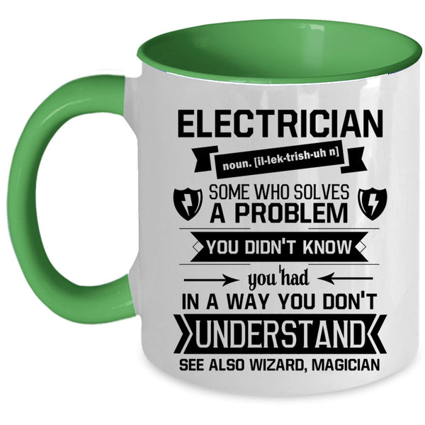 Best Electrician Ever Coffee Mug, Electrician Accent Mug