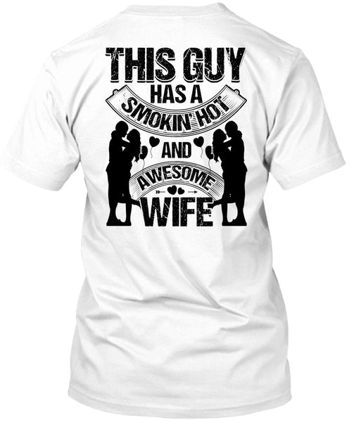 A black t-shirt with the shopify logo