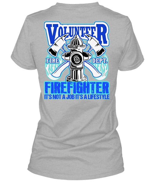 Volunteer Firefighter T Shirt, I Love Firefighter T Shirt