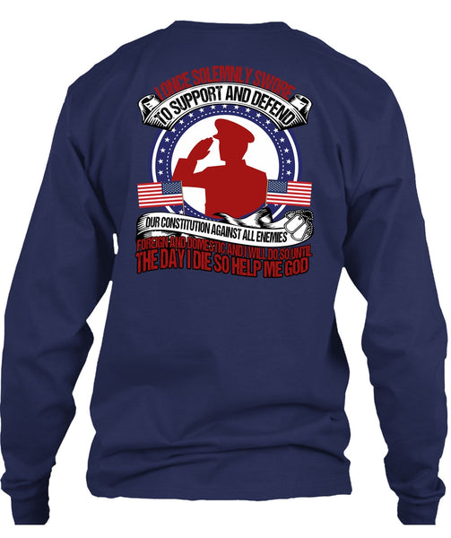 I Once Solemnly Swore T Shirt, Being A Veteran T Shirt