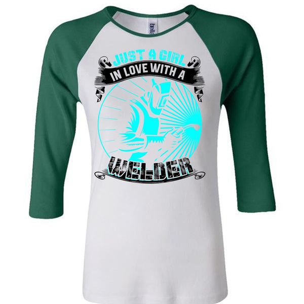 Just A Girl In Love With A Welder T Shirt, I Love Welding T Shirt, Awesome T-Shirts