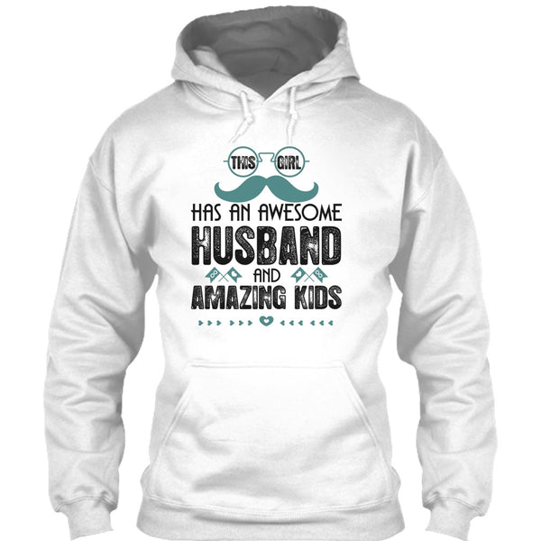 This Girl Has An Awesome Husband T Shirt, Amazing Kids T Shirt