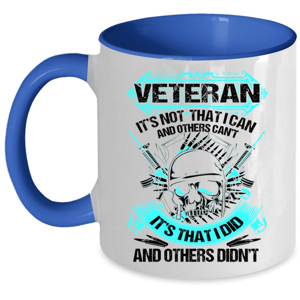 Awesome Gift For Grandpa Coffee Mug, Veteran Accent Mug