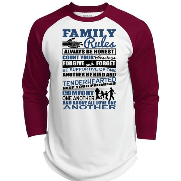Family Rules T Shirt, I Love Papa T Shirt, Awesome T-Shirts  (Polyester Game Baseball Jersey)