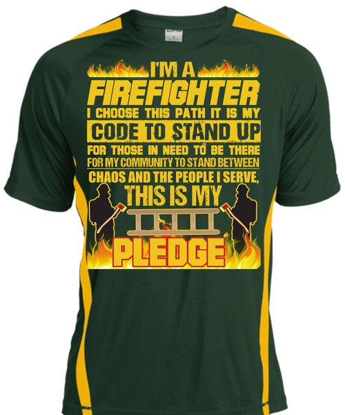 I'm A Firefighter T Shirt, Code To Stand Up T Shirt, Cool Shirt
