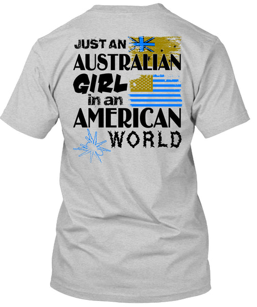Just An Australian Girl In An American World T Shirt, Wait For Halloween T Shirt