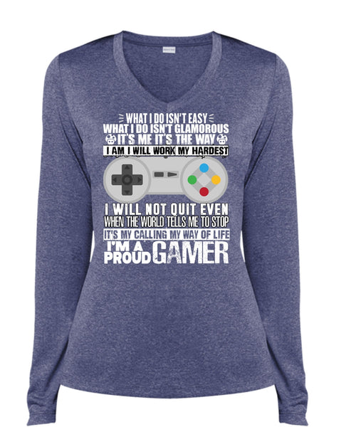 I'm A Proud Gamer T Shirt, Work My Hardest T Shirt