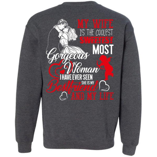 She Is My Best Friend T Shirt, I Love Husband Sweatshirt