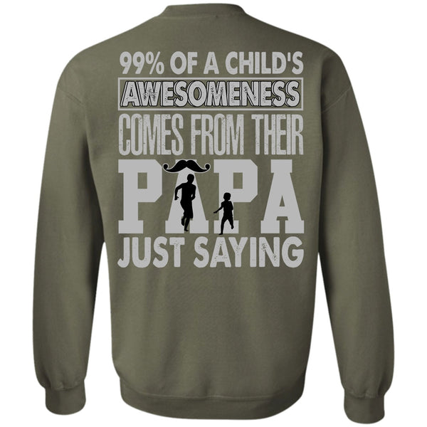 Child's Awesomeness T Shirt, I Love Dad Sweatshirt