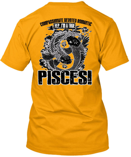 I'm A True Pisces T Shirt, I Love Pisces T Shirt