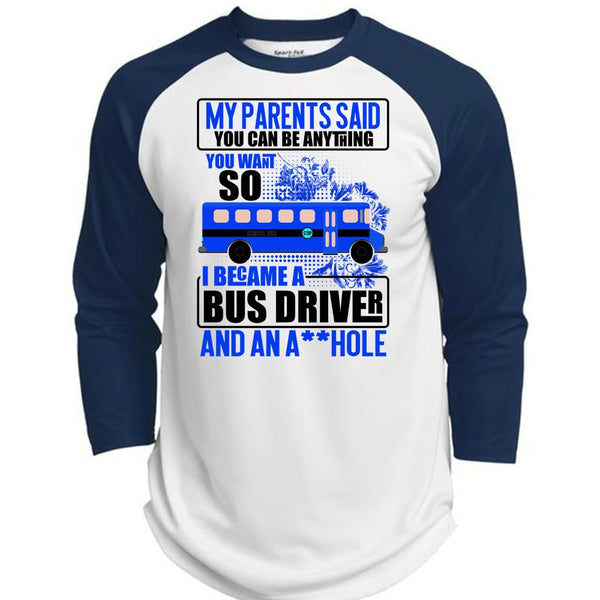 I Became A Bus Driver T Shirt, I Love Bus T Shirt, Awesome T-Shirts  (Polyester Game Baseball Jersey)