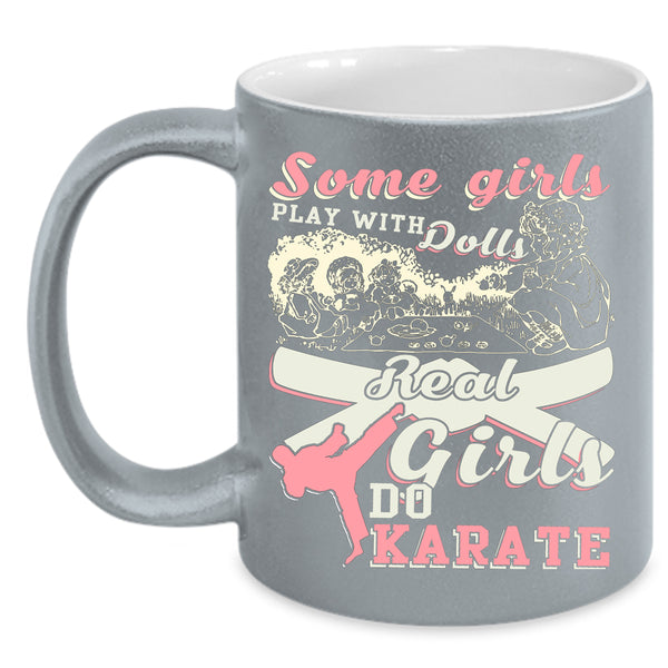 Real Girls Do Karate Coffee Mug, Cool Karate Girls Coffee Cup