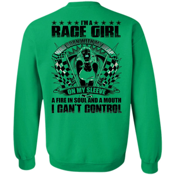 I Love Biker T Shirt, I'm A Race Girl Sweatshirt